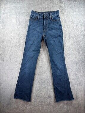 Lucky Brand Women's Bootcut Jeans Blue Denim Size 2 / 26 Raw Hem